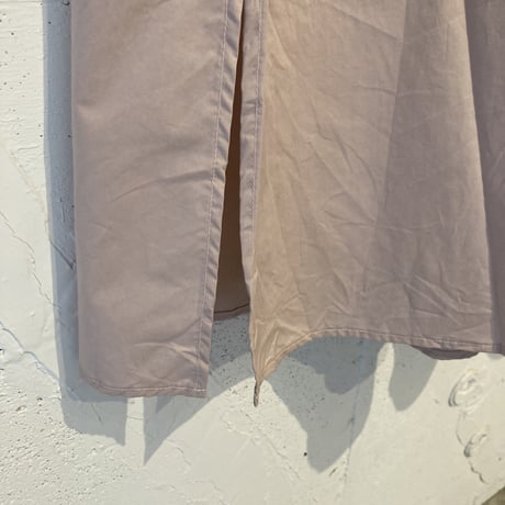 UNIVERSAL TISSU ナチュラルタイプライター クラシックギャザーワンピース スモーキーピンク