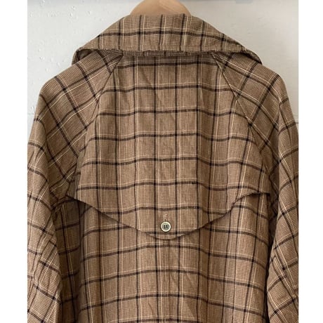 TISSU 先染めチェック ハイデンシティ エフォートレストレンチ size3　ベージュグレンチェック