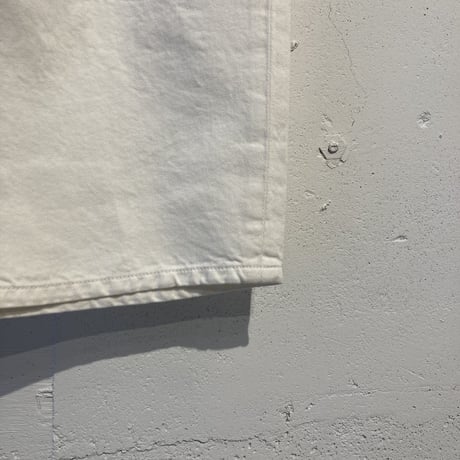 TISSU サフィランリネンデニム イージーテーパードパンツ size3 オフ