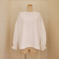 【UNIVERSAL SEVEN】オールUSAコットン 袖口ギャザープルオーバー