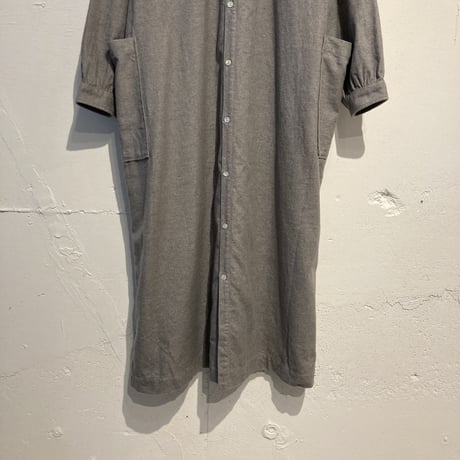 NATURAL LAUNDRY ネル スタンド2WAYワンピース グレー