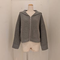 【(ｇ)】セーラーZIP UP ニット