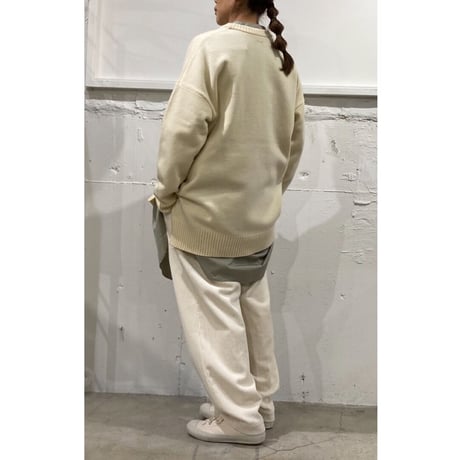 TISSU フレンチメリノ ポケットプルオーバー 3size グレー