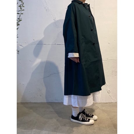 NATURAL LAUNDRY ダンプダスター オーバーコート グリーン