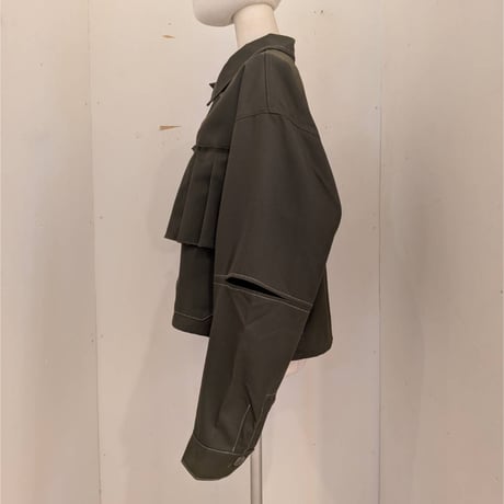 【REHERSALL】オーストリアフィールドショートJK　OLIVE
