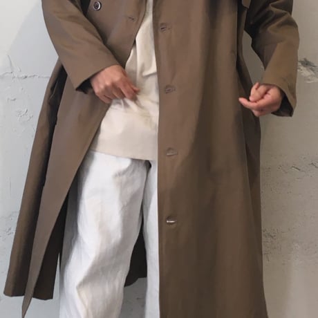 GALERIE TISSU ハイデンシティ エフォートレストレンチ　1size　グレー千鳥