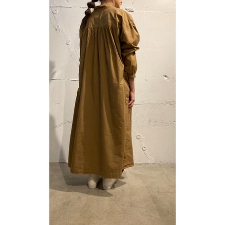 NATURAL LAUNDRY ネル スタンド2WAYワンピース グレー