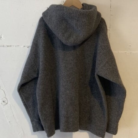 TISSU　トンプキンパイルプルパーカー size1 TOPチャコール