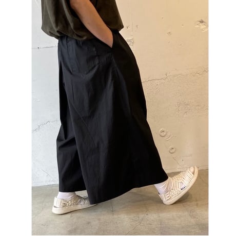 grin ブロードストレッチはかまパンツ カーキ