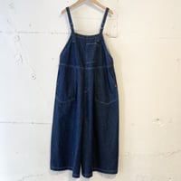 NATURAL LAUNDRY デニムサロペット インディゴ