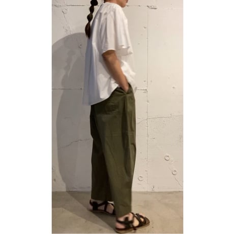 ナチュラルタイプライター タックスリーブブラウス シロ
