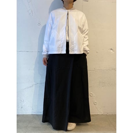 UNIVERSAL TISSU トリプルワッシャーリネンラップキュロットパンツ クロ