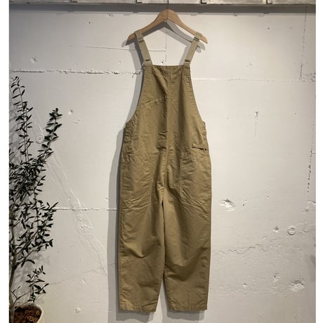 NATURAL LAUNDRY C/Lカルゼ ハーベストサロペット チノベージュ
