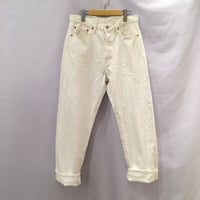 NATURAL LAUNDRY セルビッチデニム5ポケットパンツ　ホワイト size2