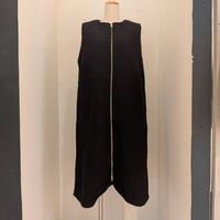 【UNIVERSAL TISSU】ボアW/ZIPベスト　BLACK