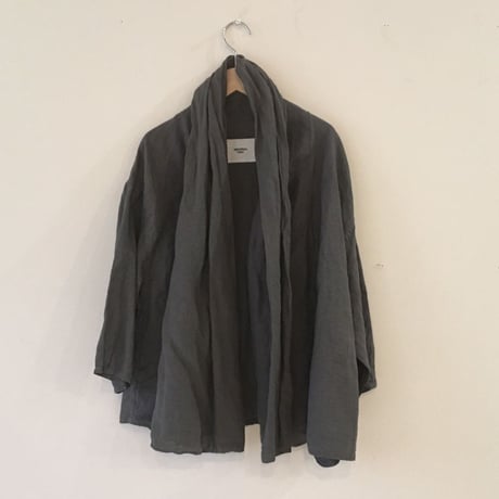 UNIVERSAL TISSU　オリガミガウン ジャケット　チャコール
