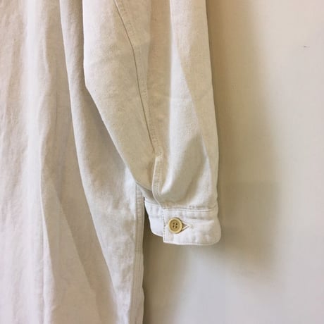 TISSU サフィランリネンデニムワークコート オフ
