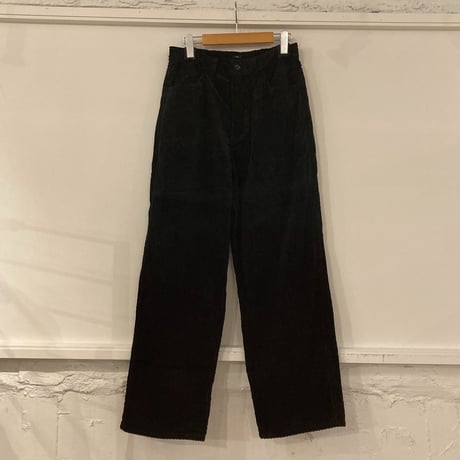 TISSU コーデュロイハイライズパンツ size3 クロ