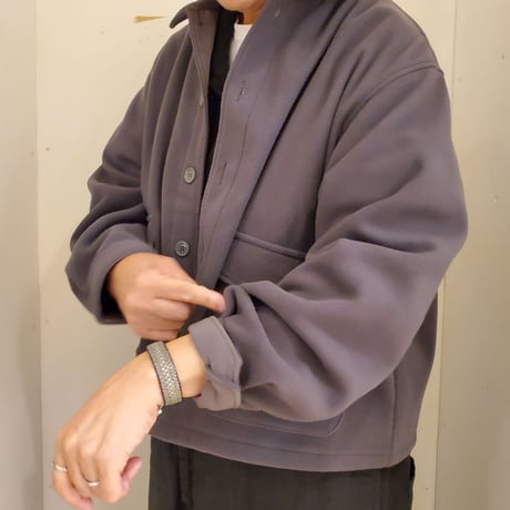 【(ｇ)】フリースオーバーシャツジャケット