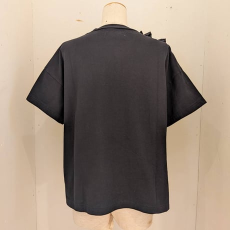 【UNIVERSAL TISSU】コットンクラシック天竺フリルTシャツ