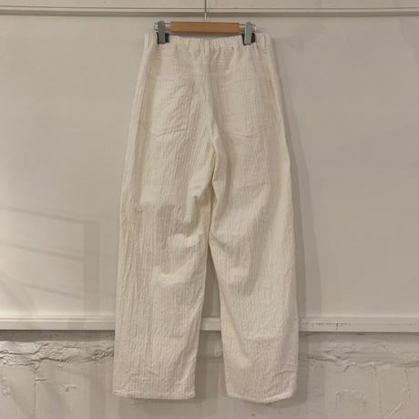 TISSU コーデュロイハイライズパンツ size3 シロ