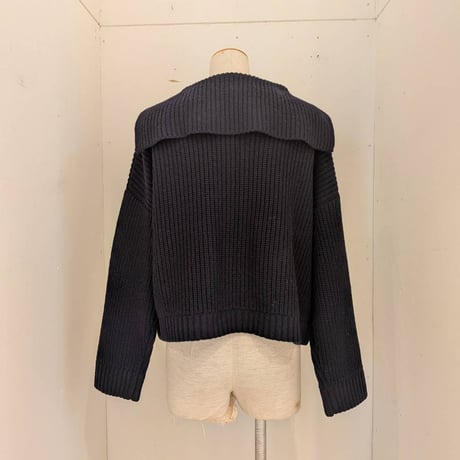 【(ｇ)】セーラーZIP UP ニット