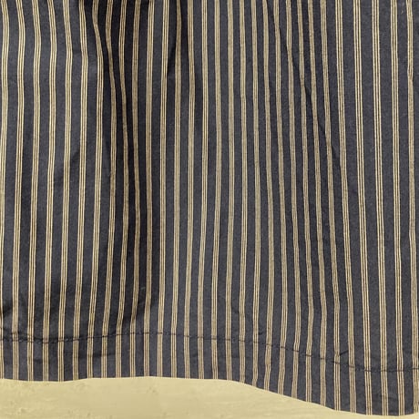 NATURAL LAUNDRY パネル シャーリングスカート ネイビー