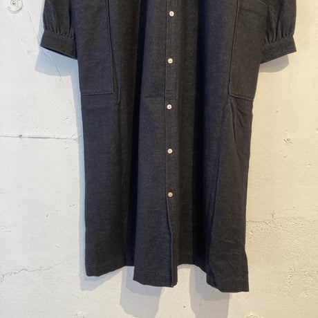NATURAL LAUNDRY ネル スタンド2WAYワンピース クロ