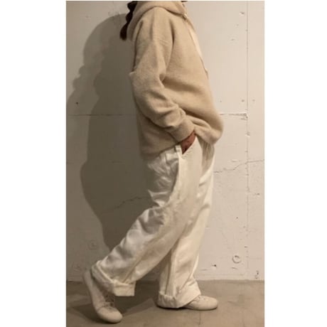 TISSU　トンプキンパイルプルパーカー size1 TOPアイボリー