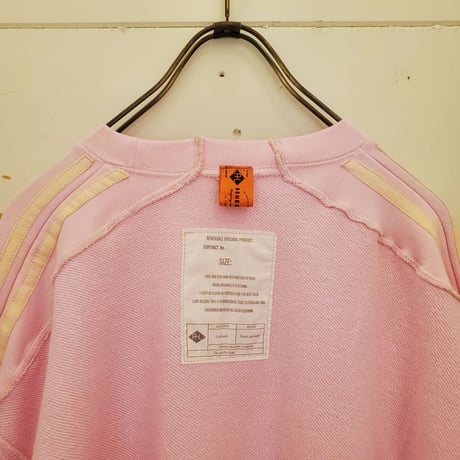 【REHERSALL】パイルラインスリーブスウェット