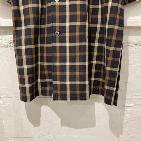 TISSU ハイデンシティ エフォートレストレンチ 3size ネイビー地チェック