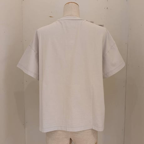【UNIVERSAL TISSU】コットンクラシック天竺フリルTシャツ