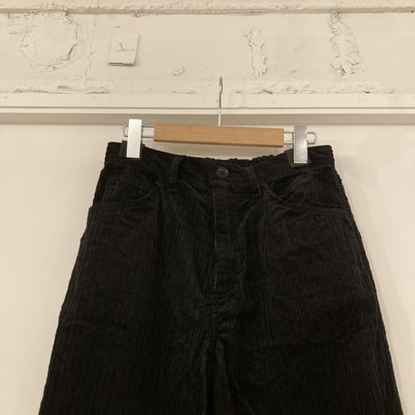 TISSU コーデュロイハイライズパンツ size1 クロ