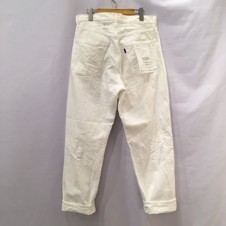 NATURAL LAUNDRY セルビッチ5ポケットパンツ　ホワイト size3