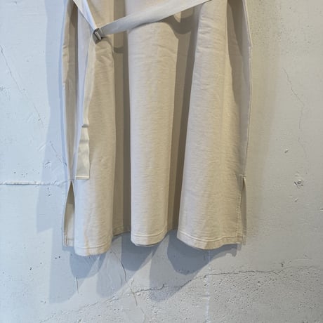 GALERIE TISSU エーゲ海オーガニック 裏毛ワンピース アイボリー