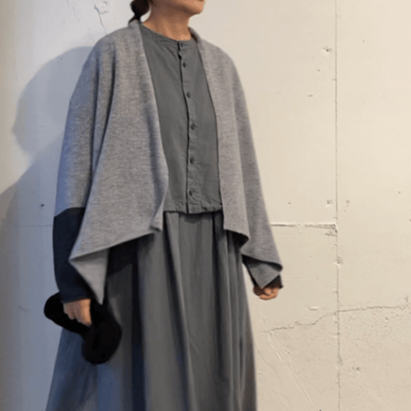 grin ショールカーディガン ベージュ