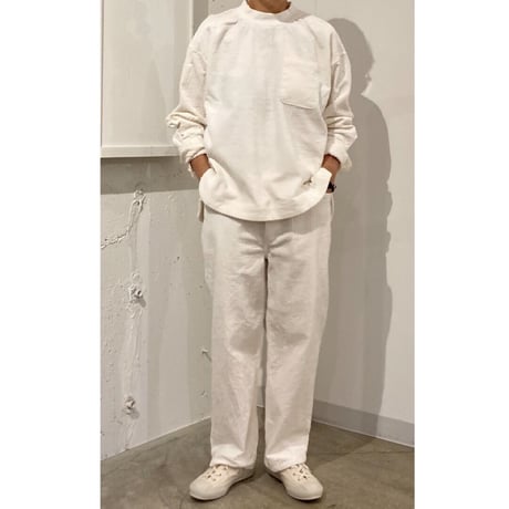 TISSU コーデュロイハイライズパンツ size1 シロ
