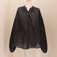 【BON VIEUX TEMPS】ランダムドットシャツ　BLACK×WHITE