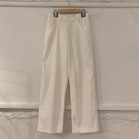 TISSU コーデュロイハイライズパンツ size3 シロ