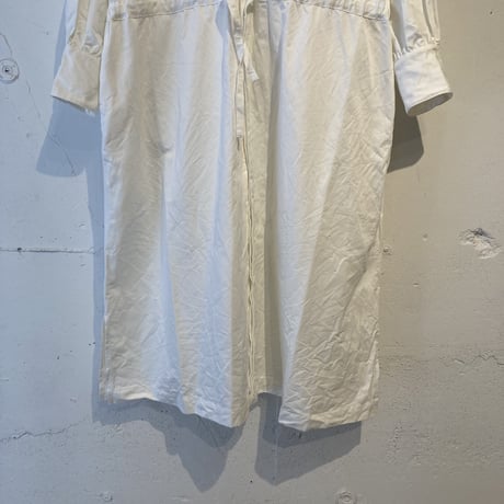 GALERIE TISSU ツイルファティーグワンピース オフ