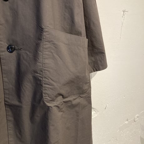 NATURAL LAUNDRY ダンプダスター オーバーコート チャコール