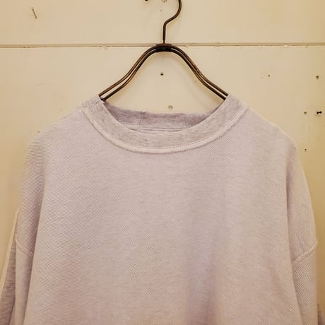 【REHERSALL】パイルラインスリーブスウェット