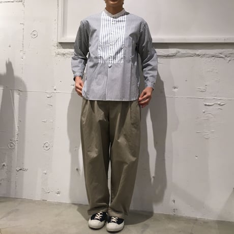 NATURAL LAUNDRY コットンカルゼ ビッグチノ ハイグレー