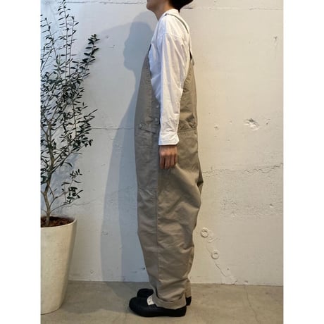 NATURAL LAUNDRY C/Lカルゼ ハーベストサロペット チノベージュ