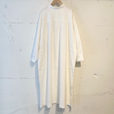 NATURAL LAUNDRY ネル スタンド2WAYワンピース シロ