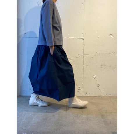 NATURAL LAUNDRY 度詰め天竺クレアワンピース クリーム