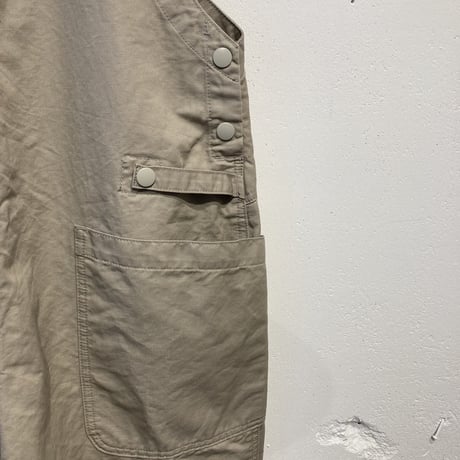 NATURAL LAUNDRY C/Lカルゼ ハーベストサロペット グレージュ