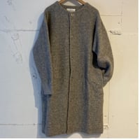 grin シープパイルボアスナップカーディガン TOPグレー