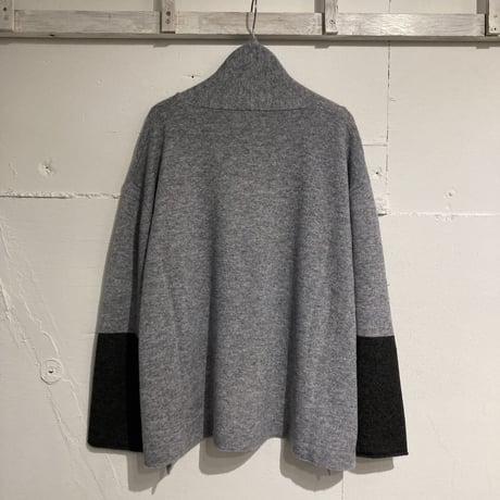 grin ショールカーディガン グレー