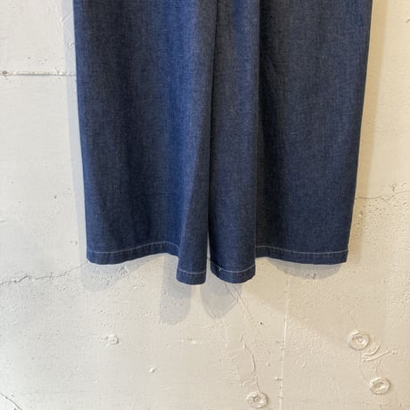 NATURAL LAUNDRY デニムサロペット インディゴ